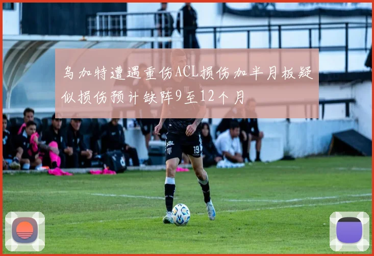 乌加特遭遇重伤ACL损伤加半月板疑似损伤预计缺阵9至12个月